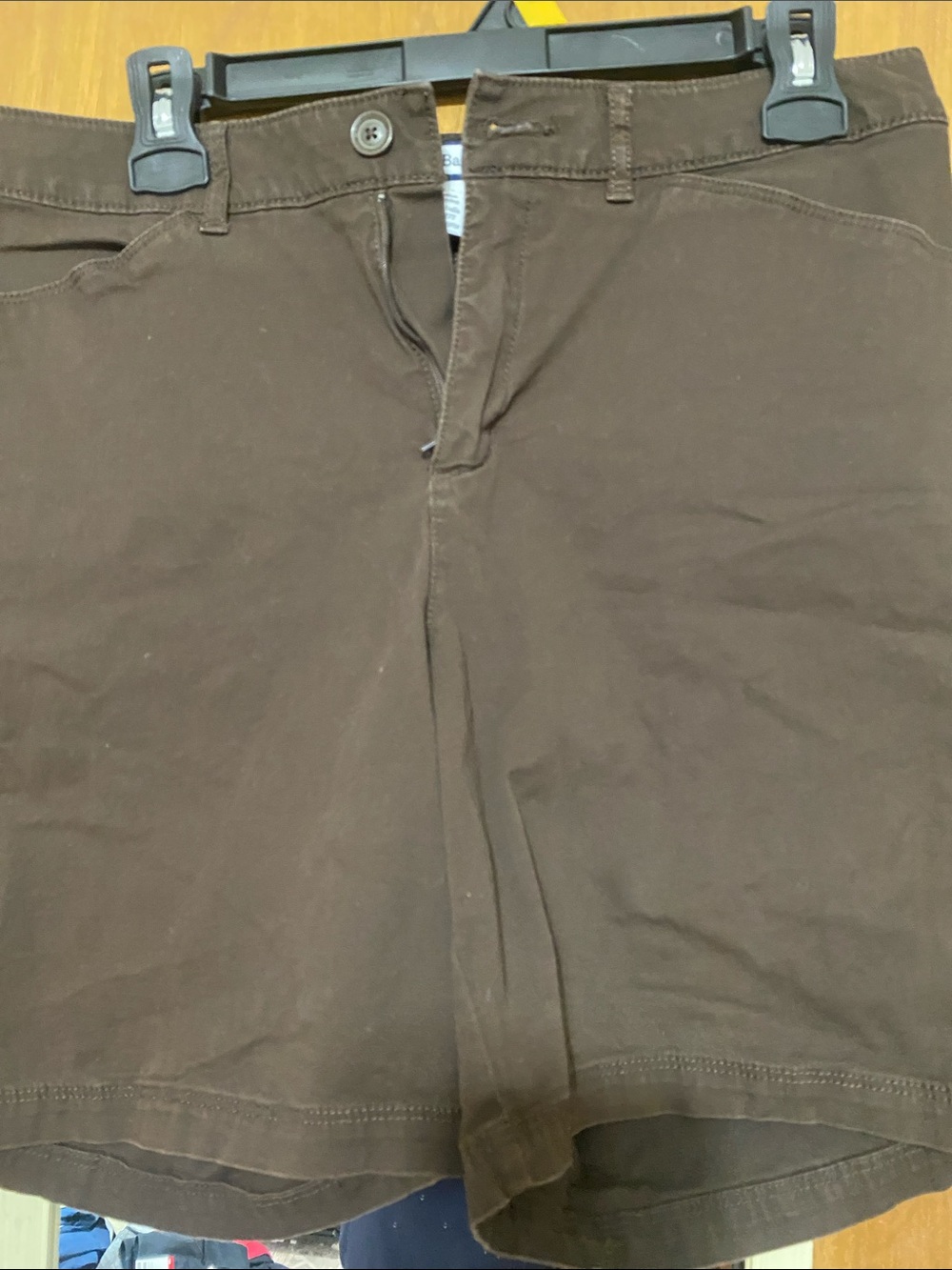 croft & barrow Brown Flat-Front Men's Shorts